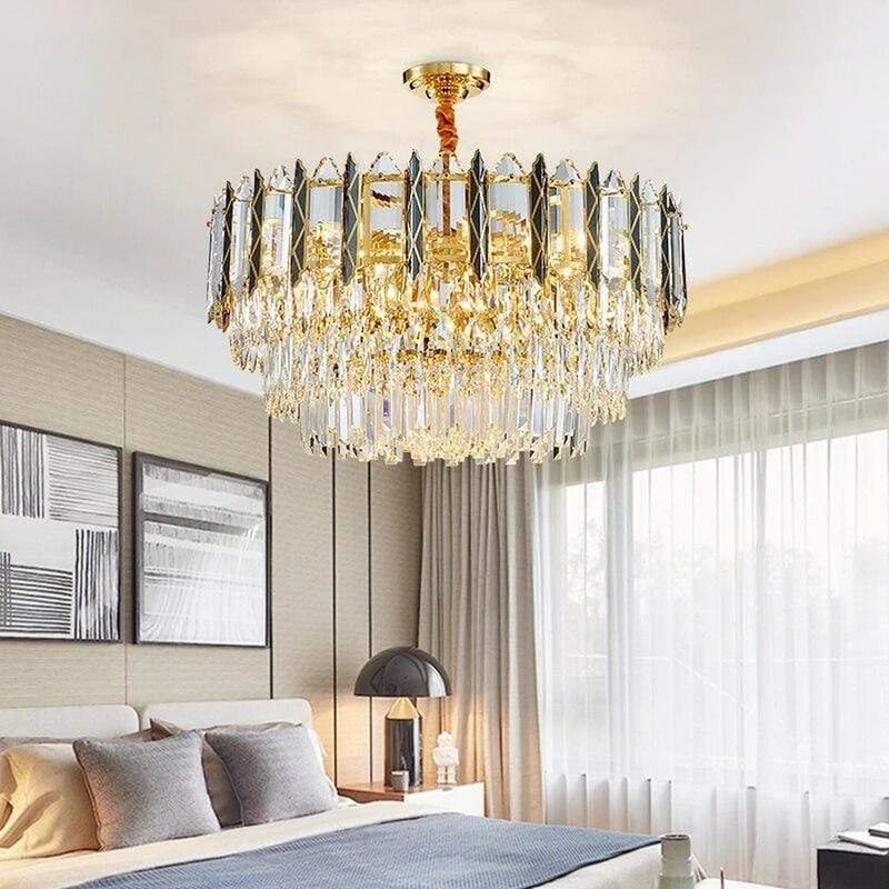 Lustre En Verre Transparent