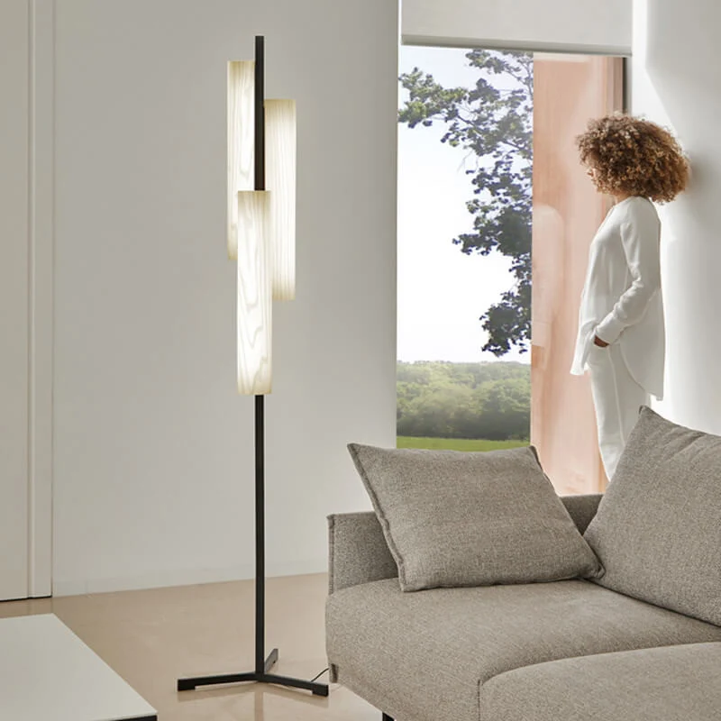 LZF Black Note Triplet LED Floor Lamp