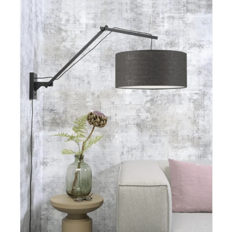 Applique Lampe Murale Abat Jour Noir