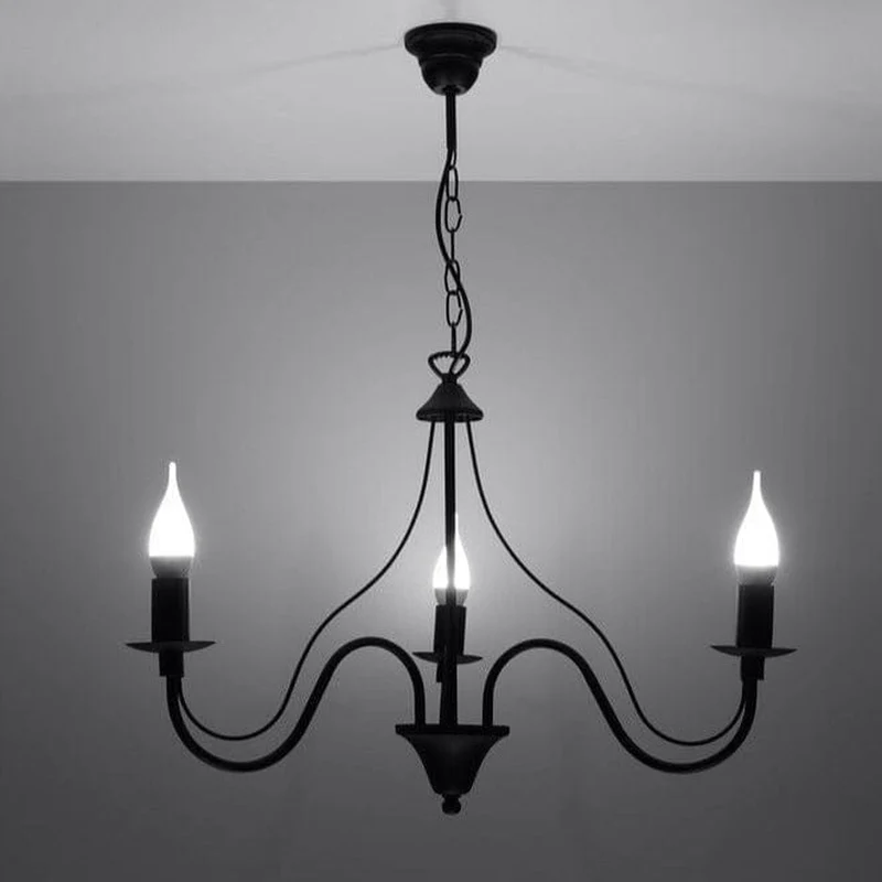 Lustre Ancien Métal