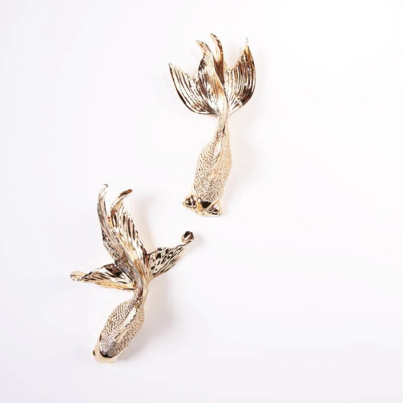 Haoshi Goldfish X Clock - Gold Plated
