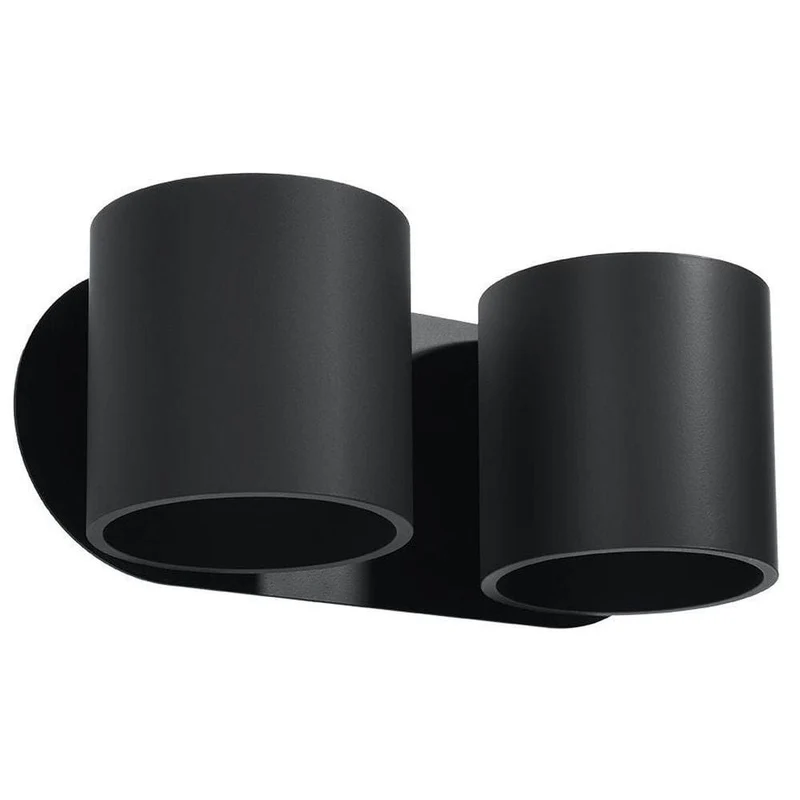 Applique Murale Double Noire