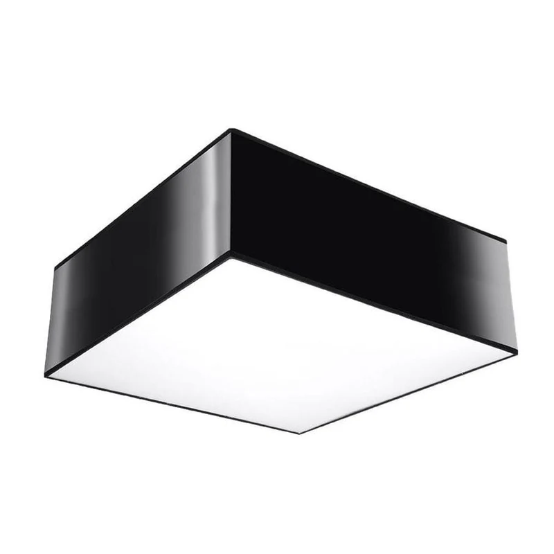 Plafonnier Led Carré Noir
