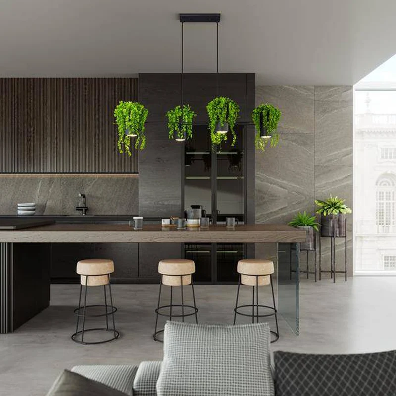 Suspension Luminaire Plante