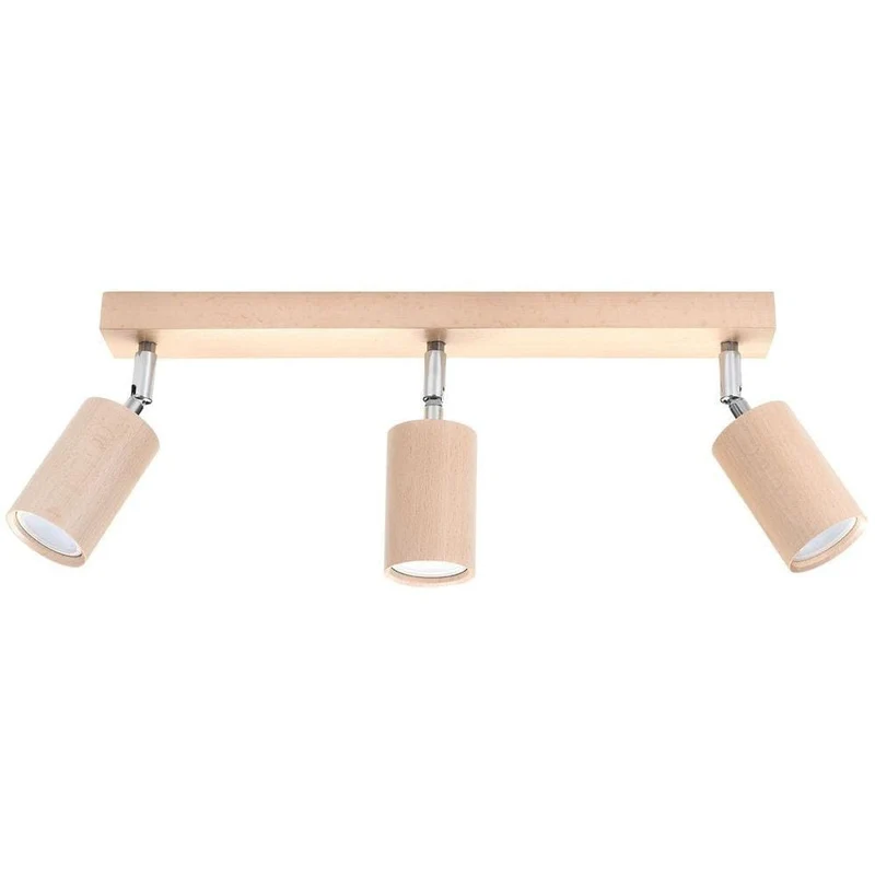 Plafonnier Industriel Bois