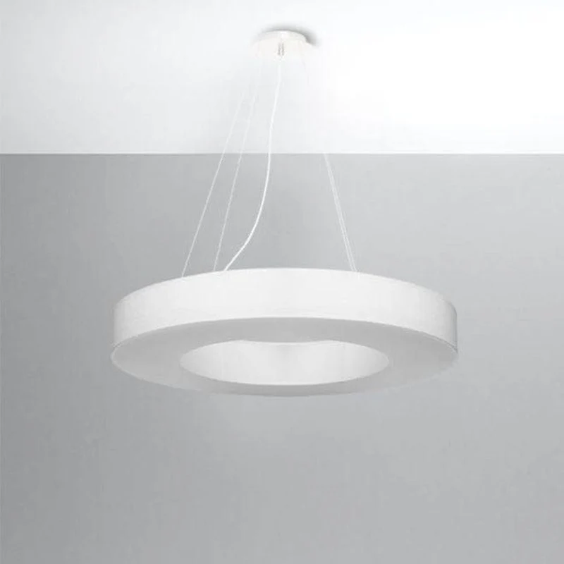 Lustre Blanc Rond
