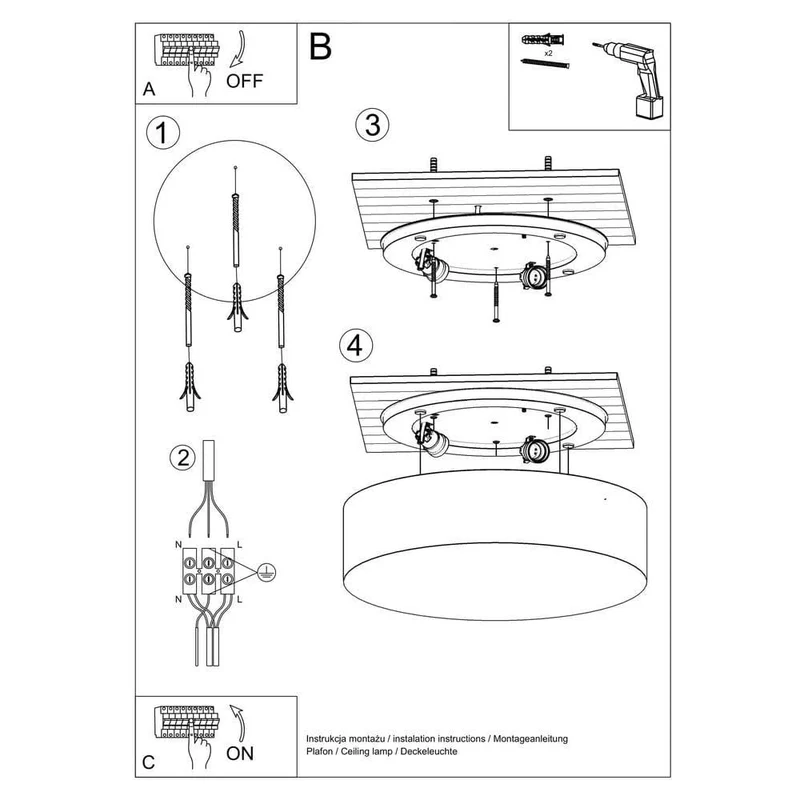 Plafonnier Led