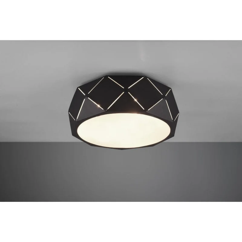 Plafonnier Cylindrique Noir