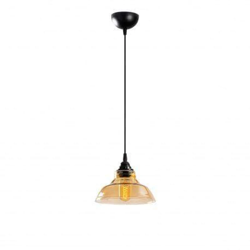 Suspension Vintage Metal Noir