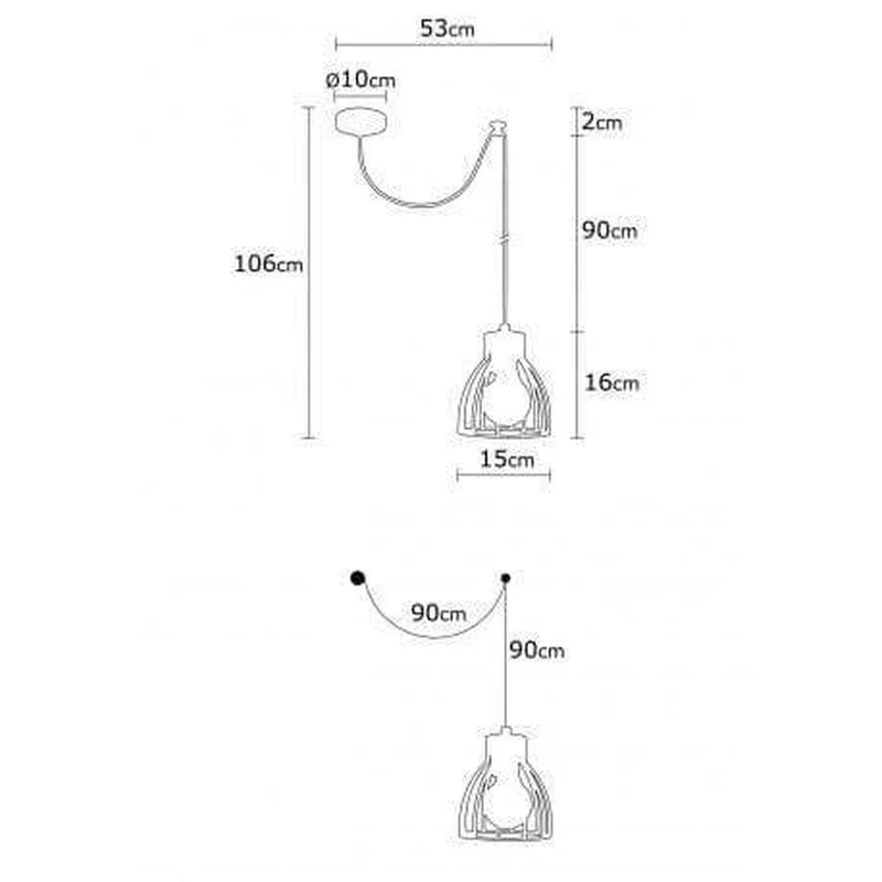 Lampe Suspension Contemporain Design