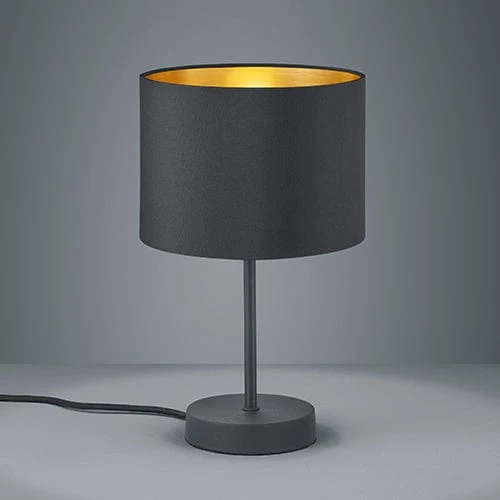 Lampe De Chevet Noir Et Doré