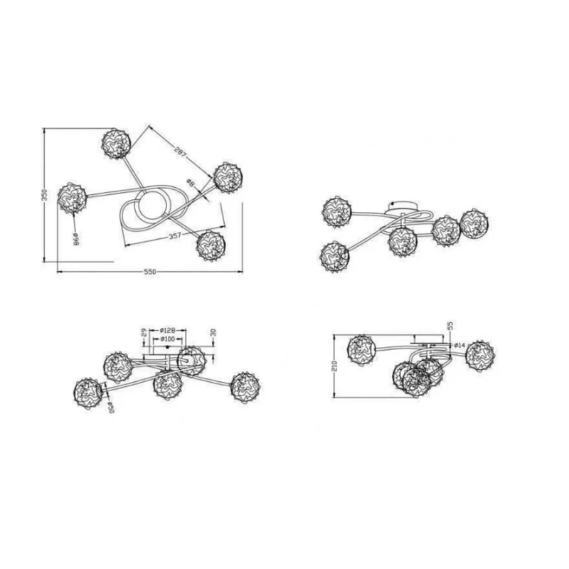 Suspension Plafonnier Design