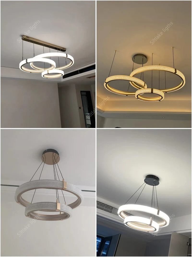 Suspension Luminaire Ronde Blanche