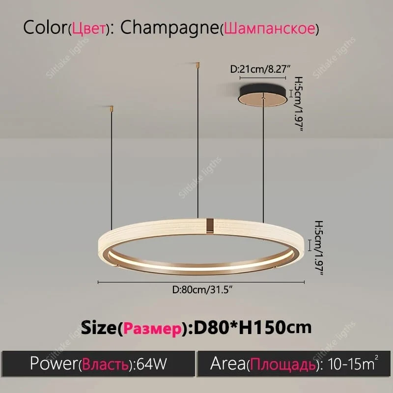 Suspension Luminaire Ronde Blanche