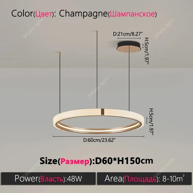 Suspension Luminaire Ronde Blanche
