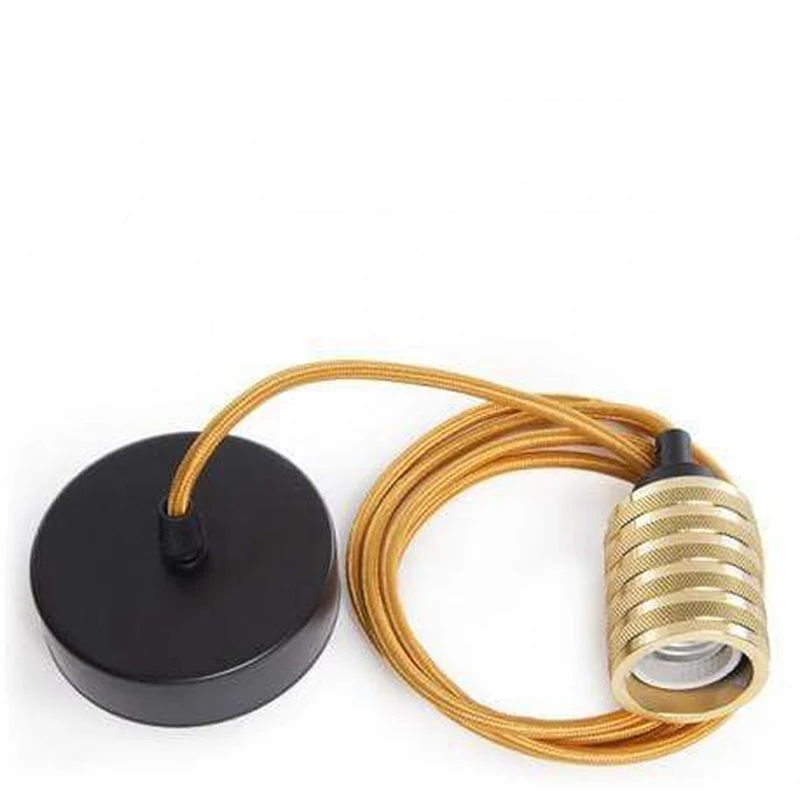Luminaire Or Et Noir