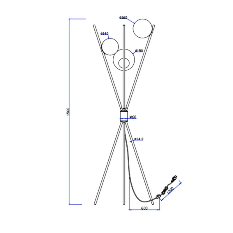 Lampadaire Design Original