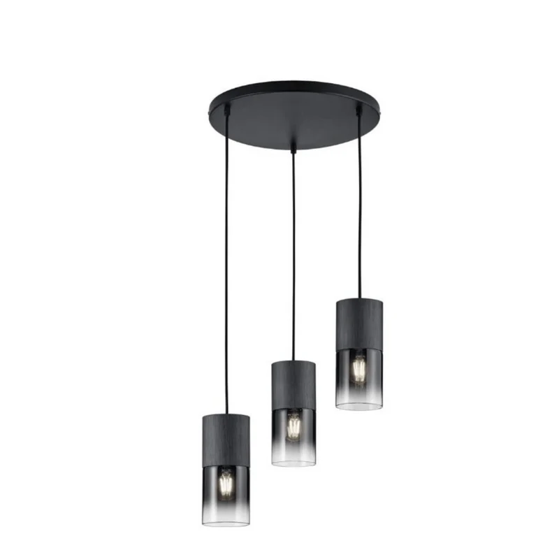 Luminaire Suspension Verre Acier