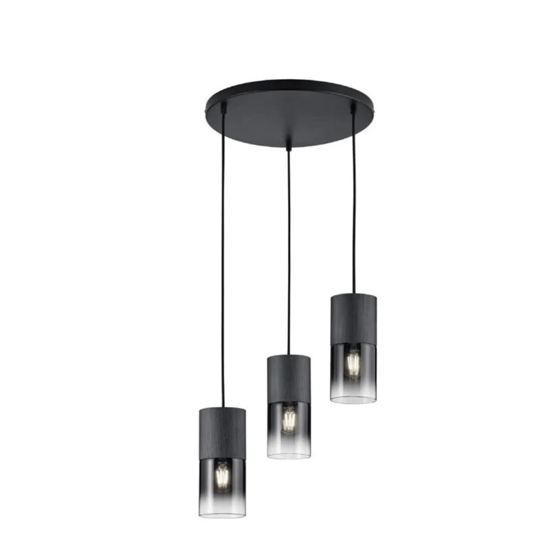 Luminaire Suspension Verre Acier