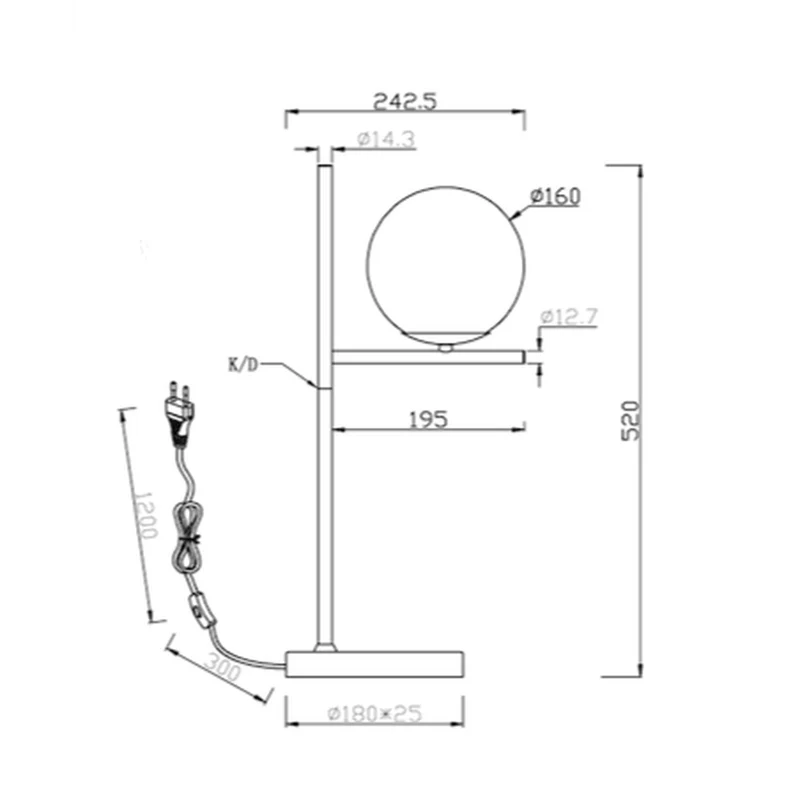 Lampe De Chevet Ronde