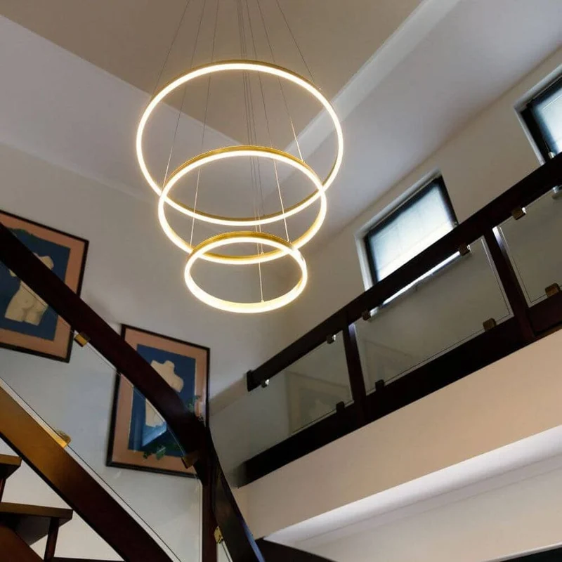 Grande Suspension Metal Noir