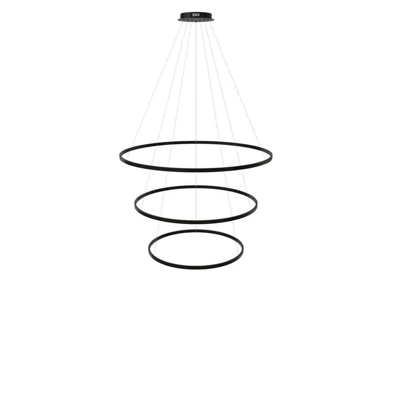 Grande Suspension Metal Noir