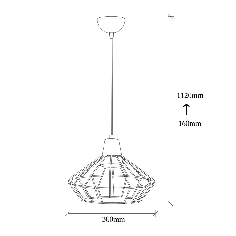 Suspension Industrielle Pour Salon