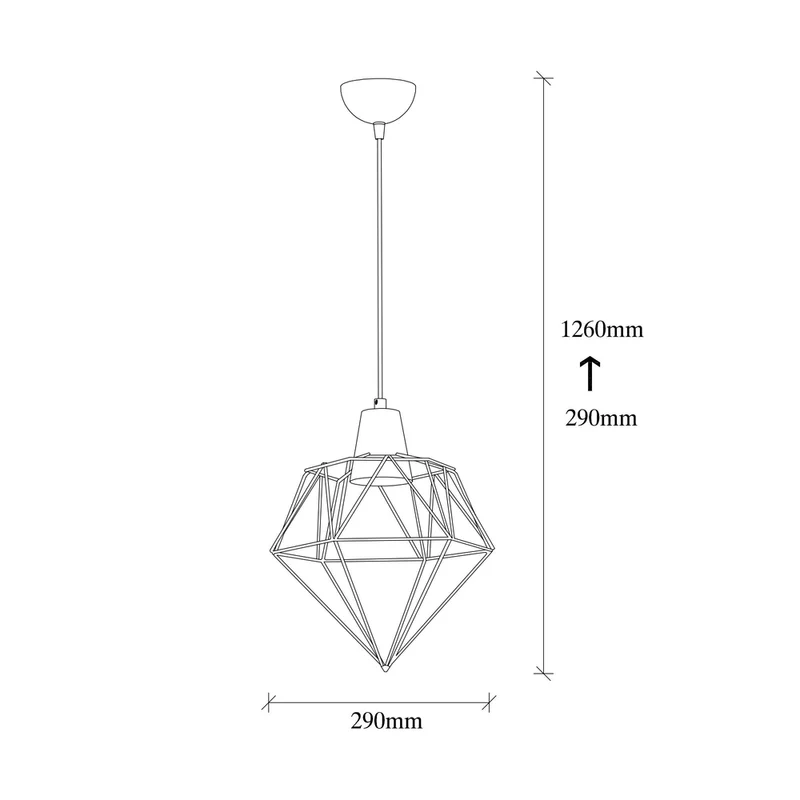 Suspension Industrielle Salon