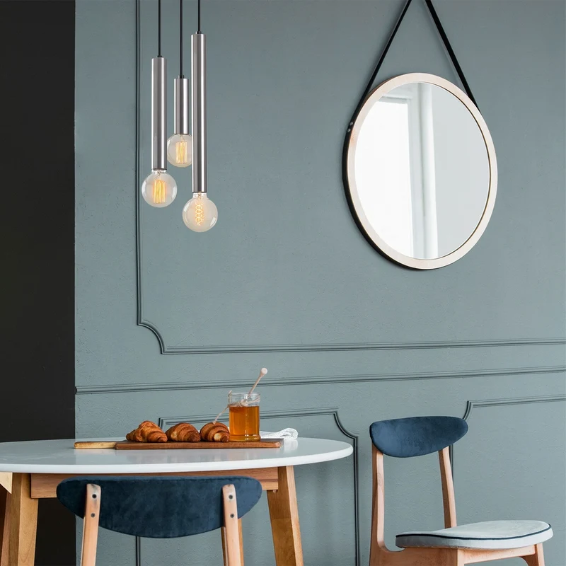 Suspension Noire 3 Lampes