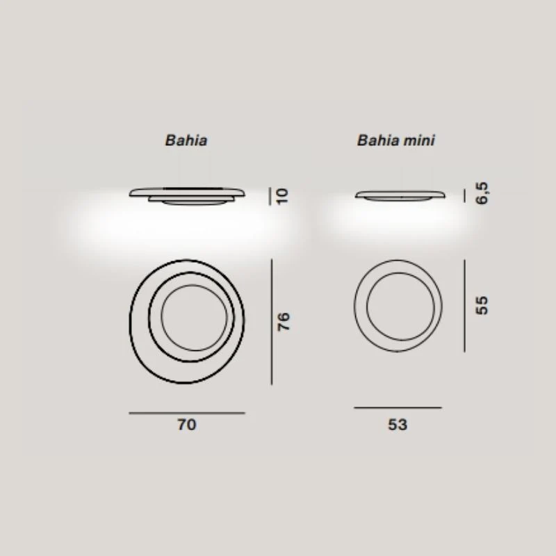 Foscarini Bahia Wall - Ceiling Lamp