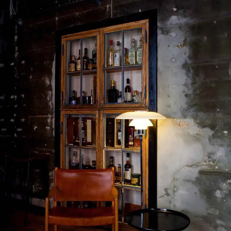Louis Poulsen PH 4½-3½ Glass Floor Lamp