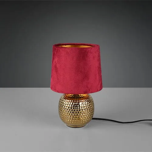 Lampe De Table Design Rouge