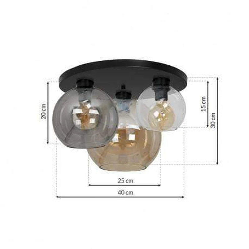 Plafonnier Verre Transparent
