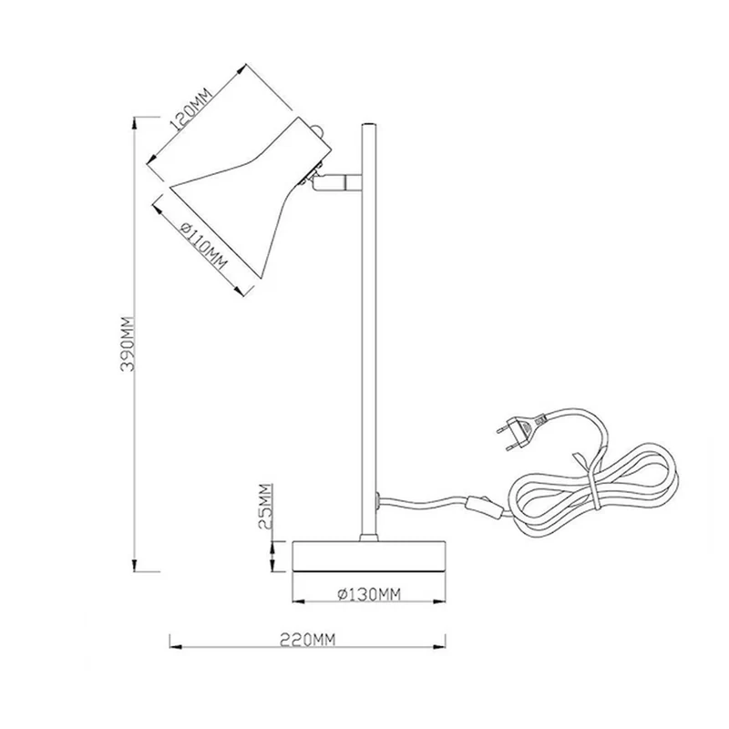 Lampe De Table Dorée