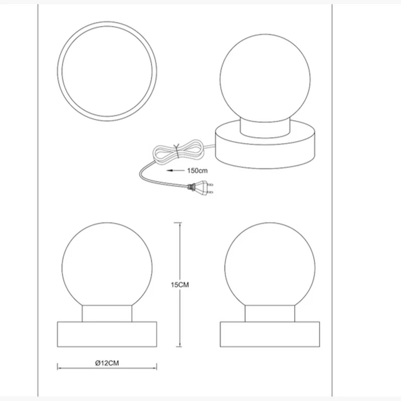 Lampe De Table Blanche