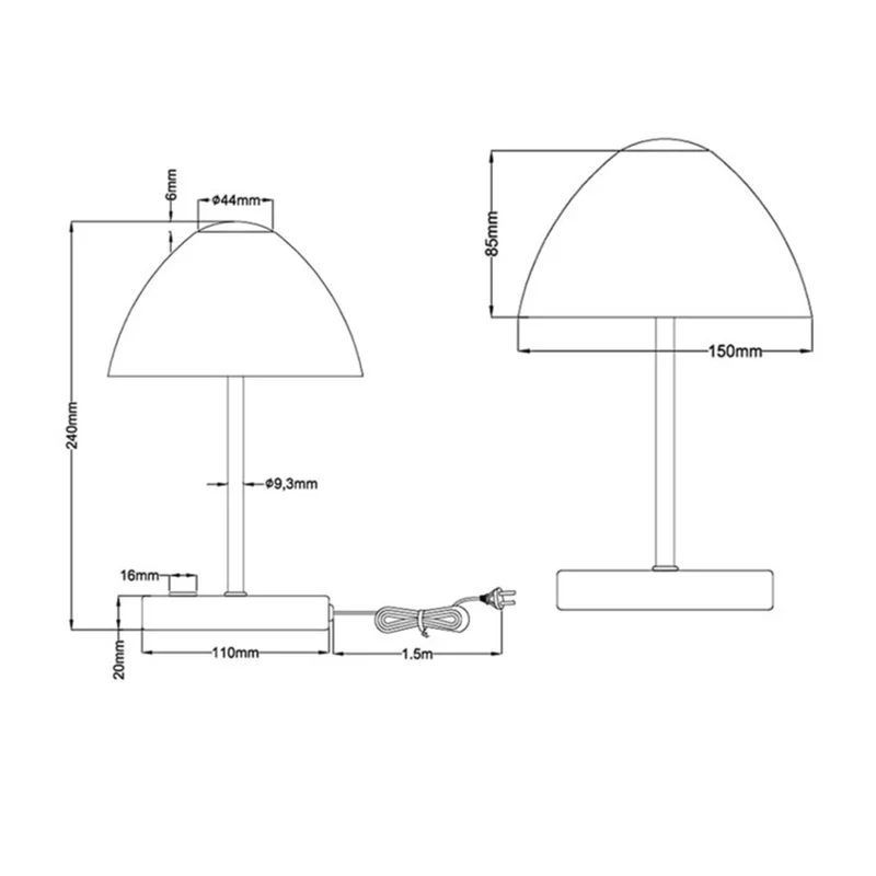 Lampe Couleur Or