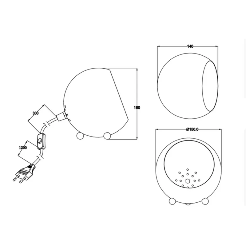 Lampe Or