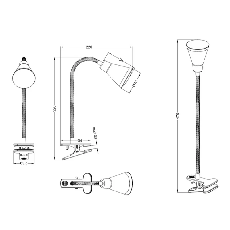Lampe Col De Cygne Flexible