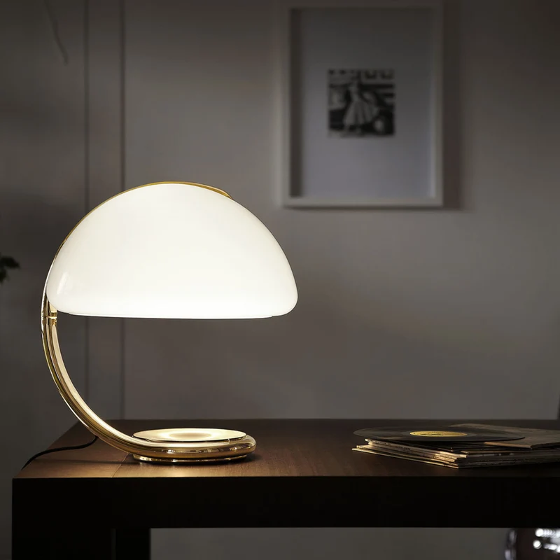Martinelli Luce 599 Serpente Table Lamp