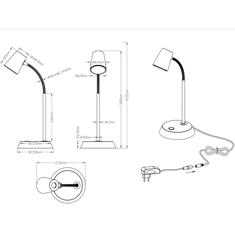 Lampe Led De Table