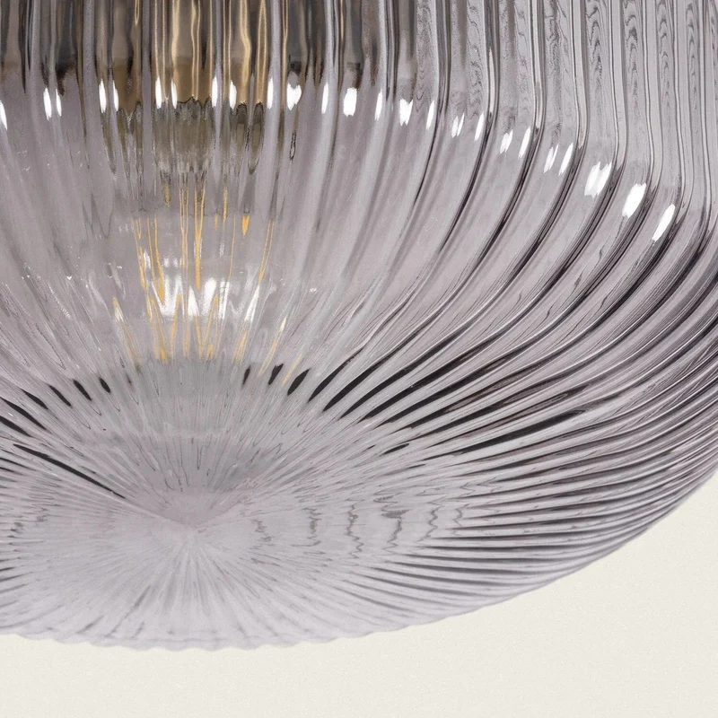 Plafonnier Rond En Verre