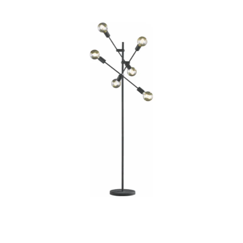Lampadaire Gris Metal