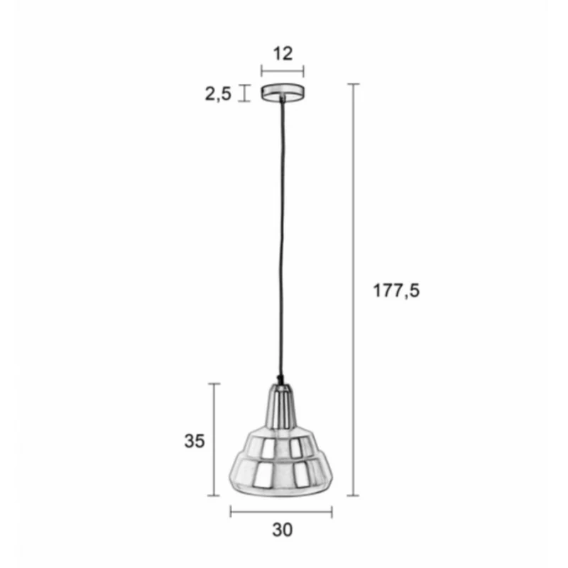 Luminaire Argenté