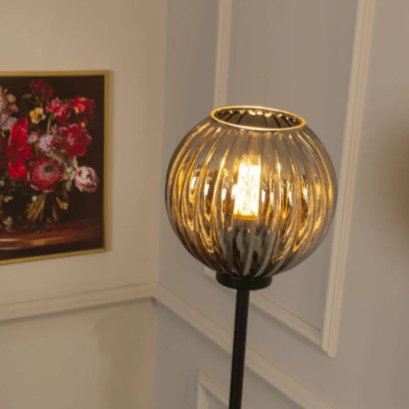 Lampadaire Boule Verre Salon