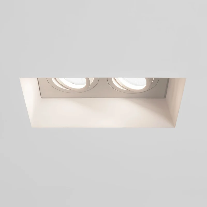 Astro Blanco Twin Adjustable Recessed Spotlight