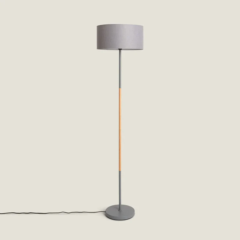 Lampadaire Gris