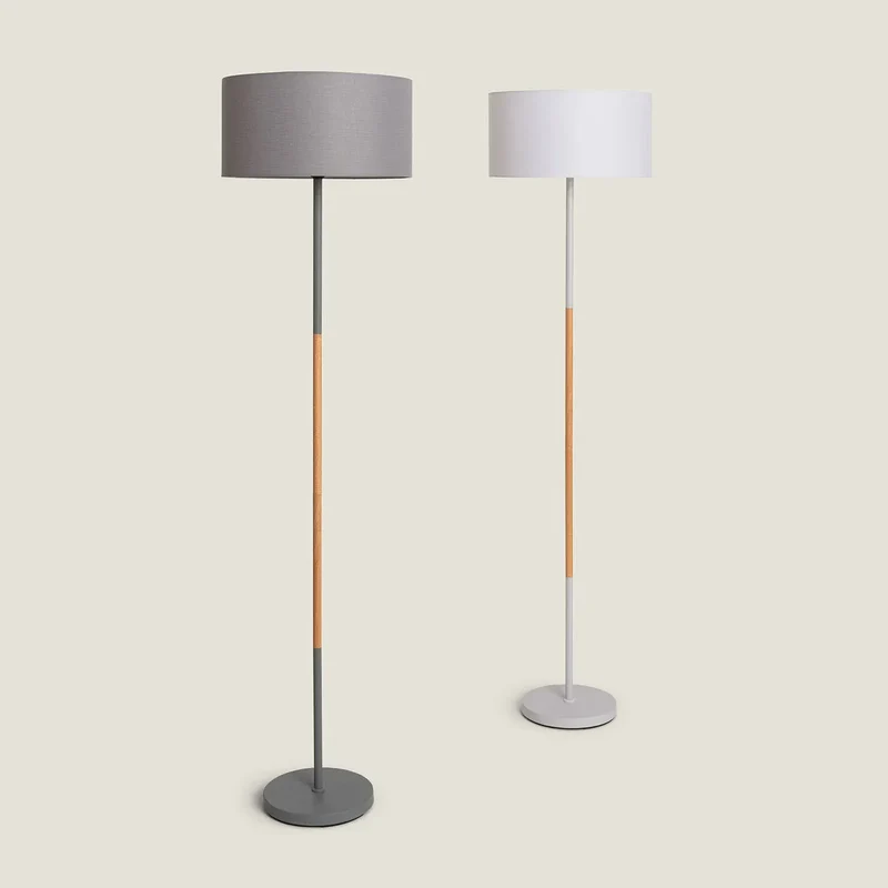 Lampadaire Gris
