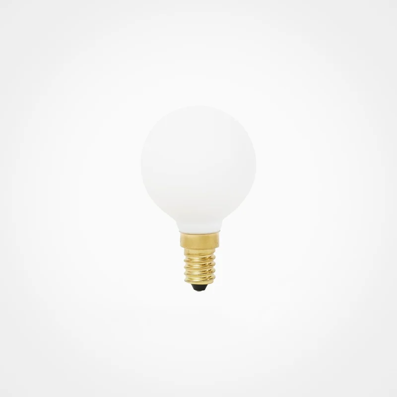 Tala Sphere I E14 G50 Matte White - 220lm 2000K to 2800K - Dim to warm