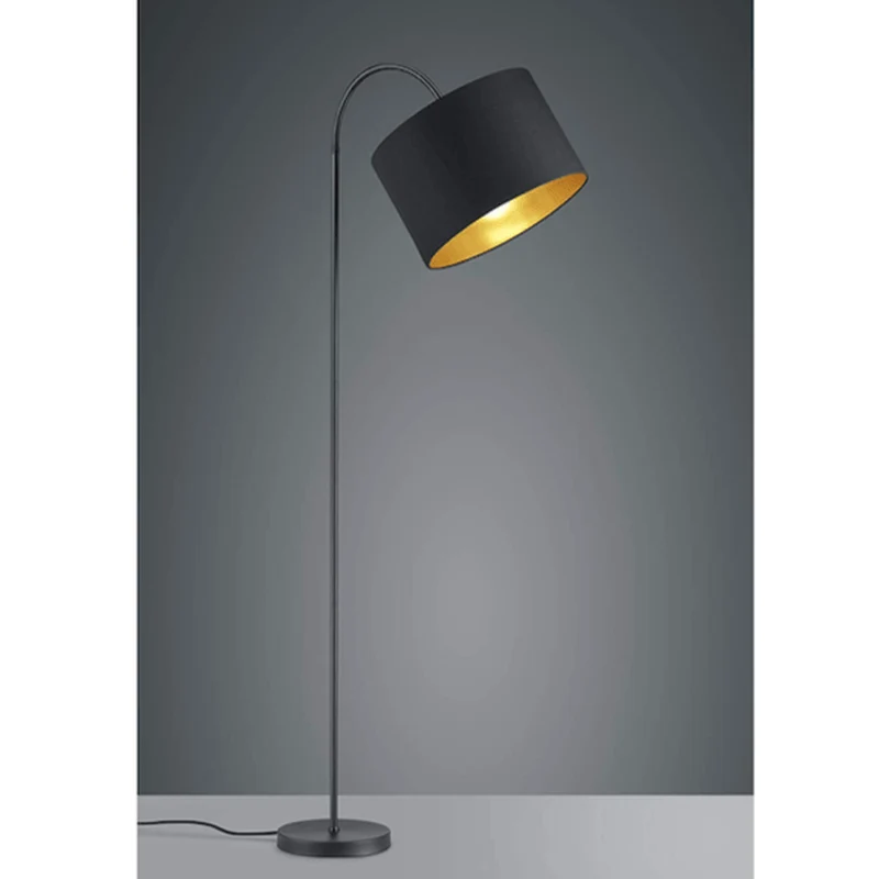 Lampadaire Noir Et Or