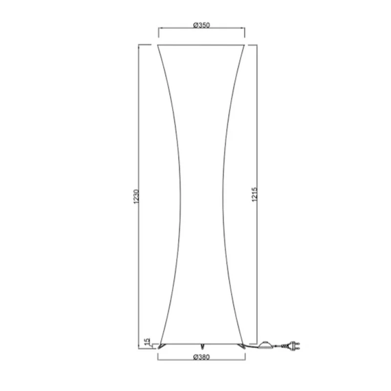 Lampadaire Acier